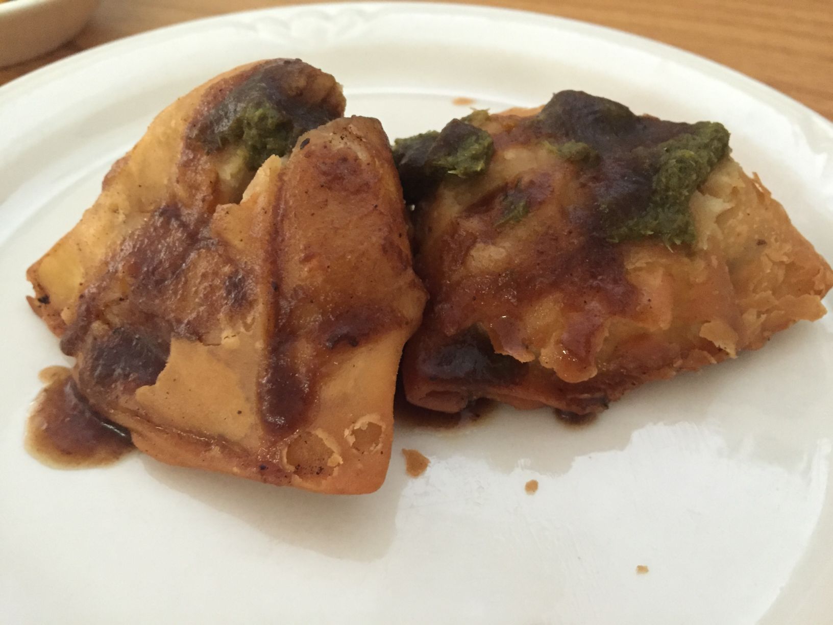 Samosa chaat - Maharani Indian Kitchen